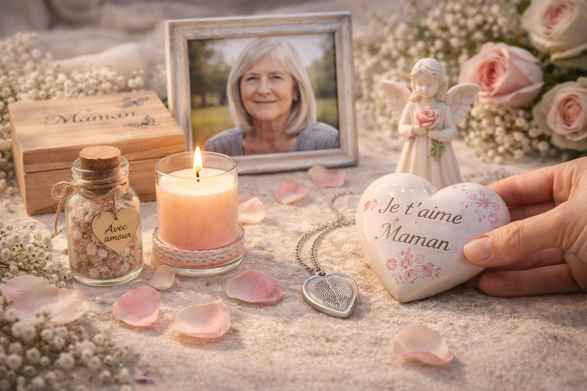 Cadeau pour un deuil de maman: 15 idées pour honorer son amour