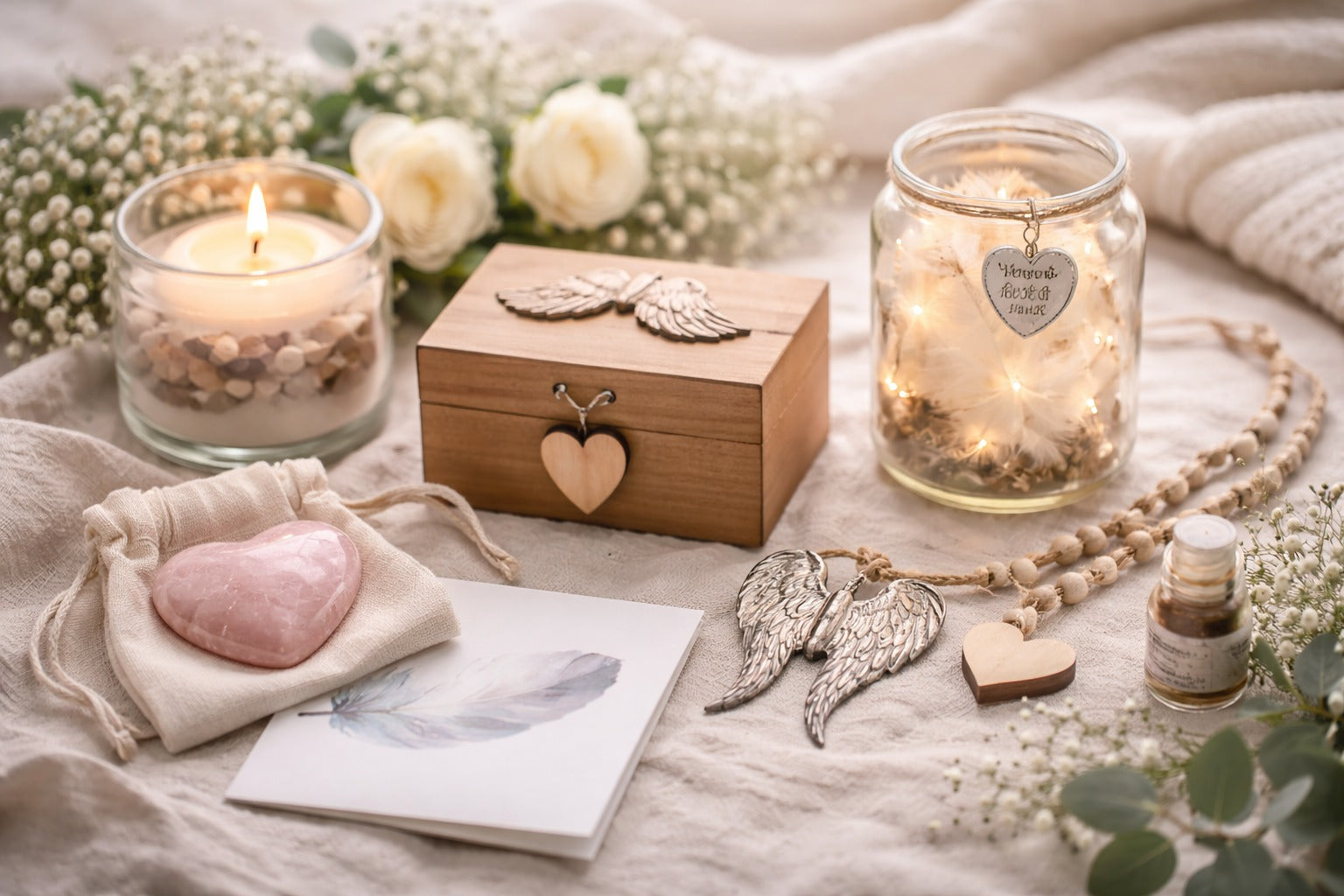 Cadeau symbolique pour le deuil : objets chargés de sens