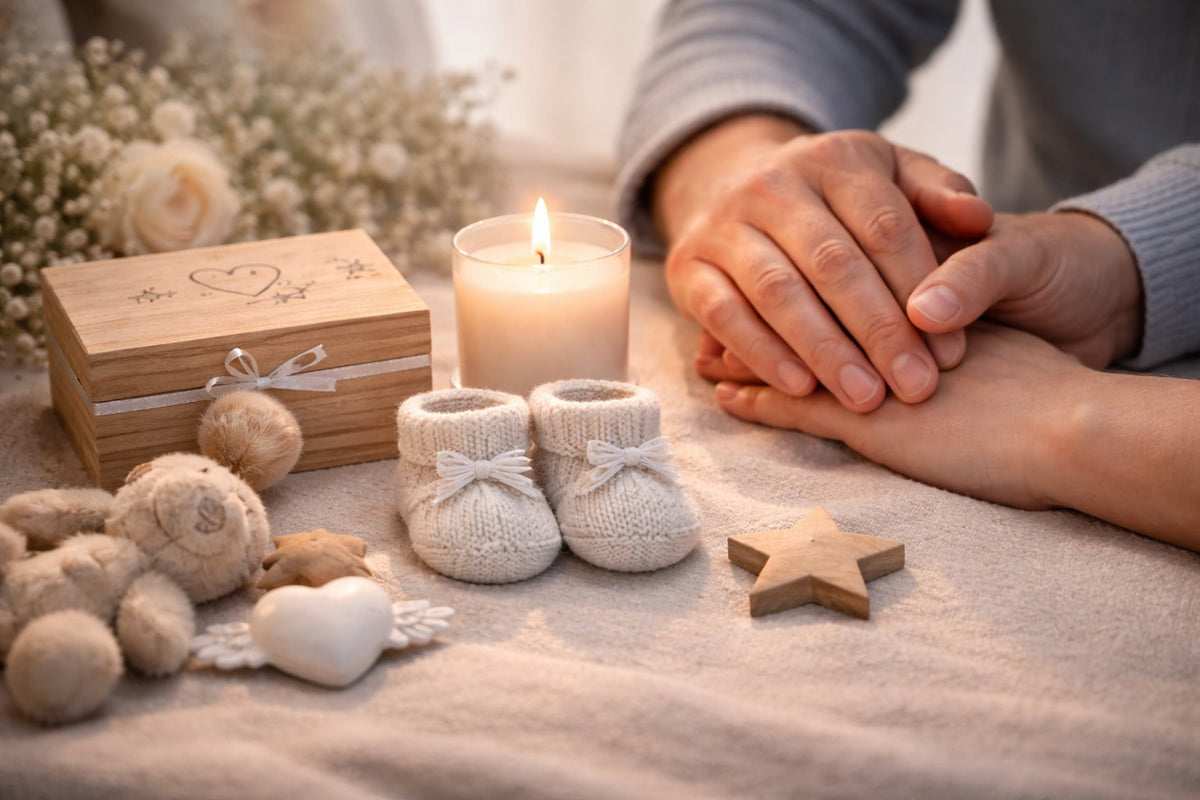 Cadeaux pour parents endeuillés: idées symboliques pour accompagner le deuil