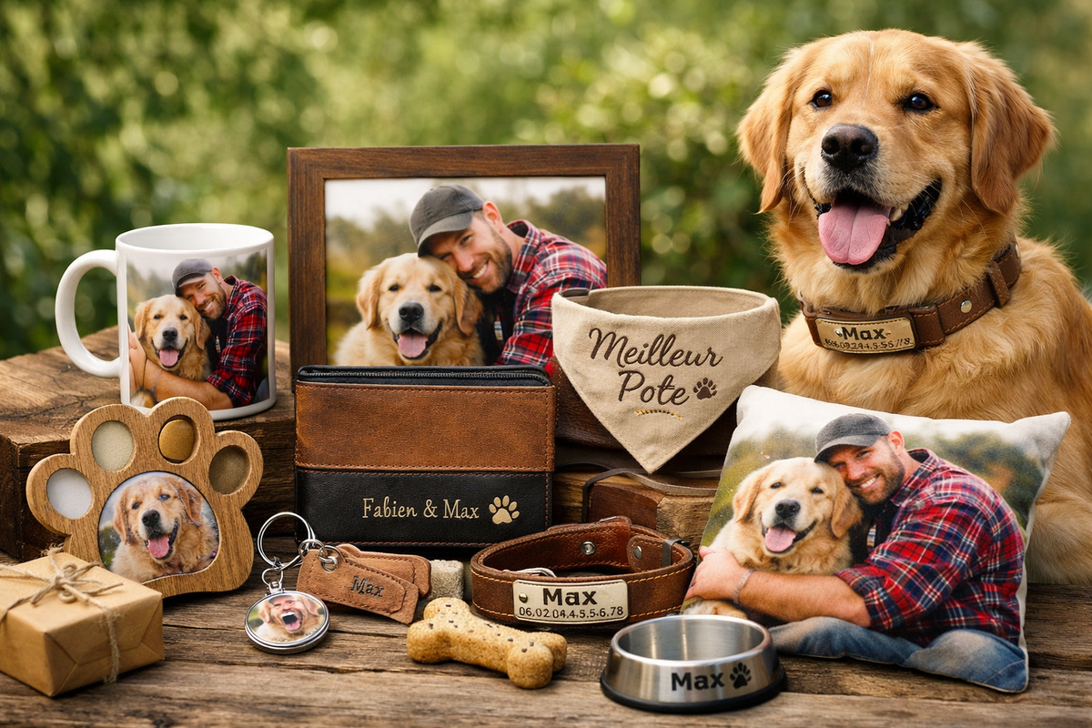 Cadeaux personnalisés pour un maître et son chien : que choisir ?