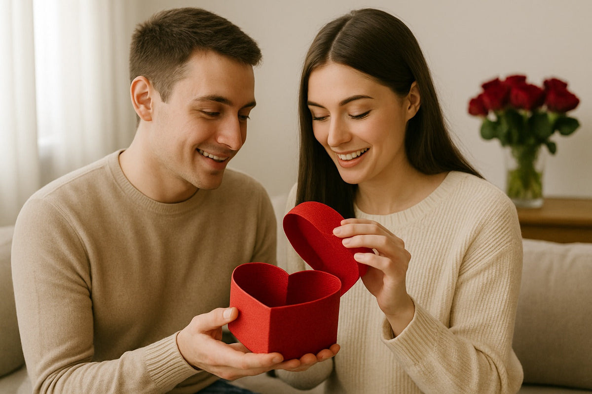 Idées de cadeaux pour une première saint valentin