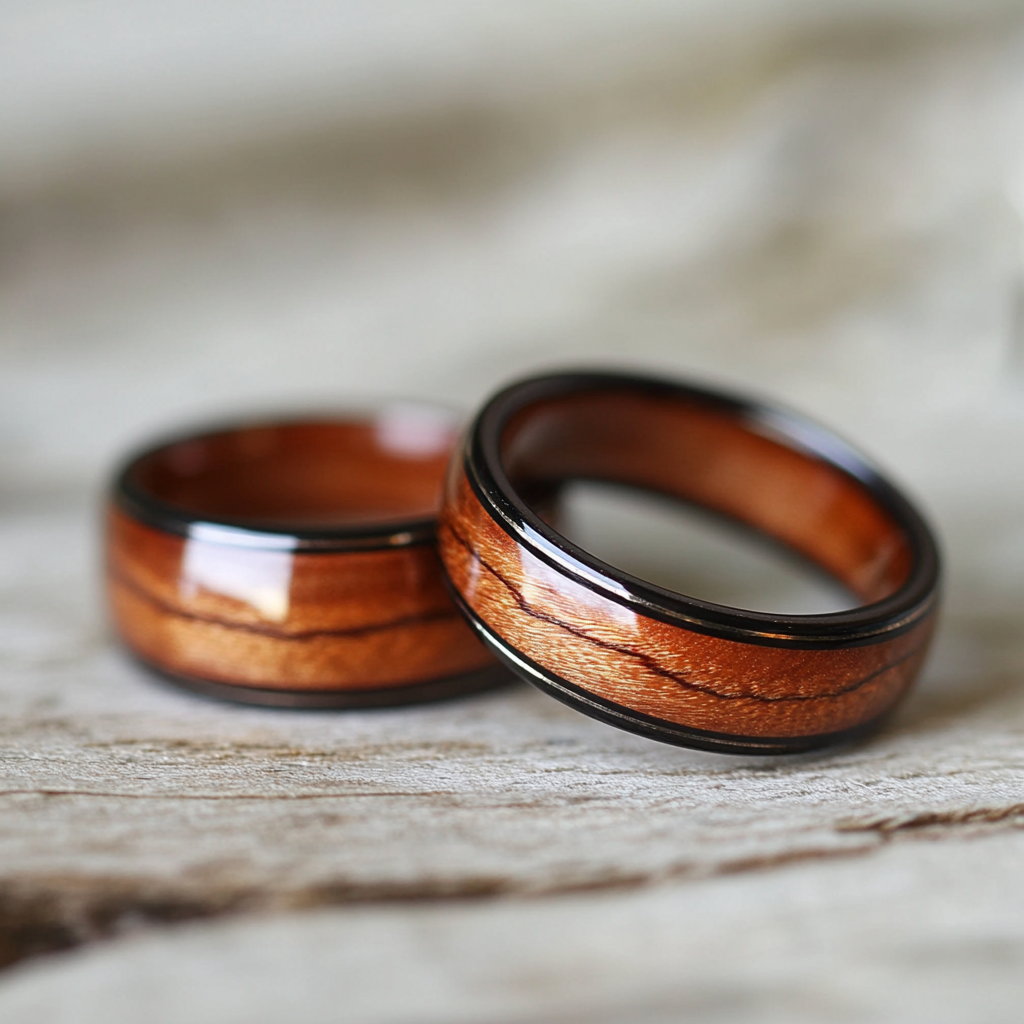 Noces d'acajou : 27 ans d'amour sincère et de souvenirs chaleureux