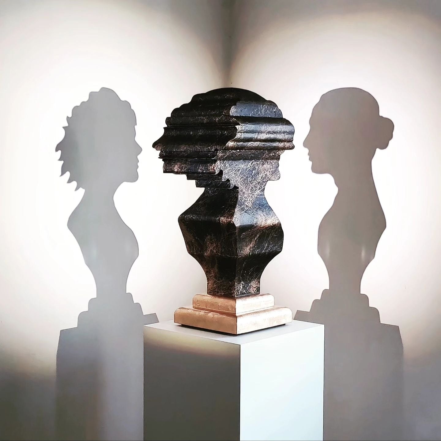 Sculpture "Les Inséparables" de l'artiste Morpho