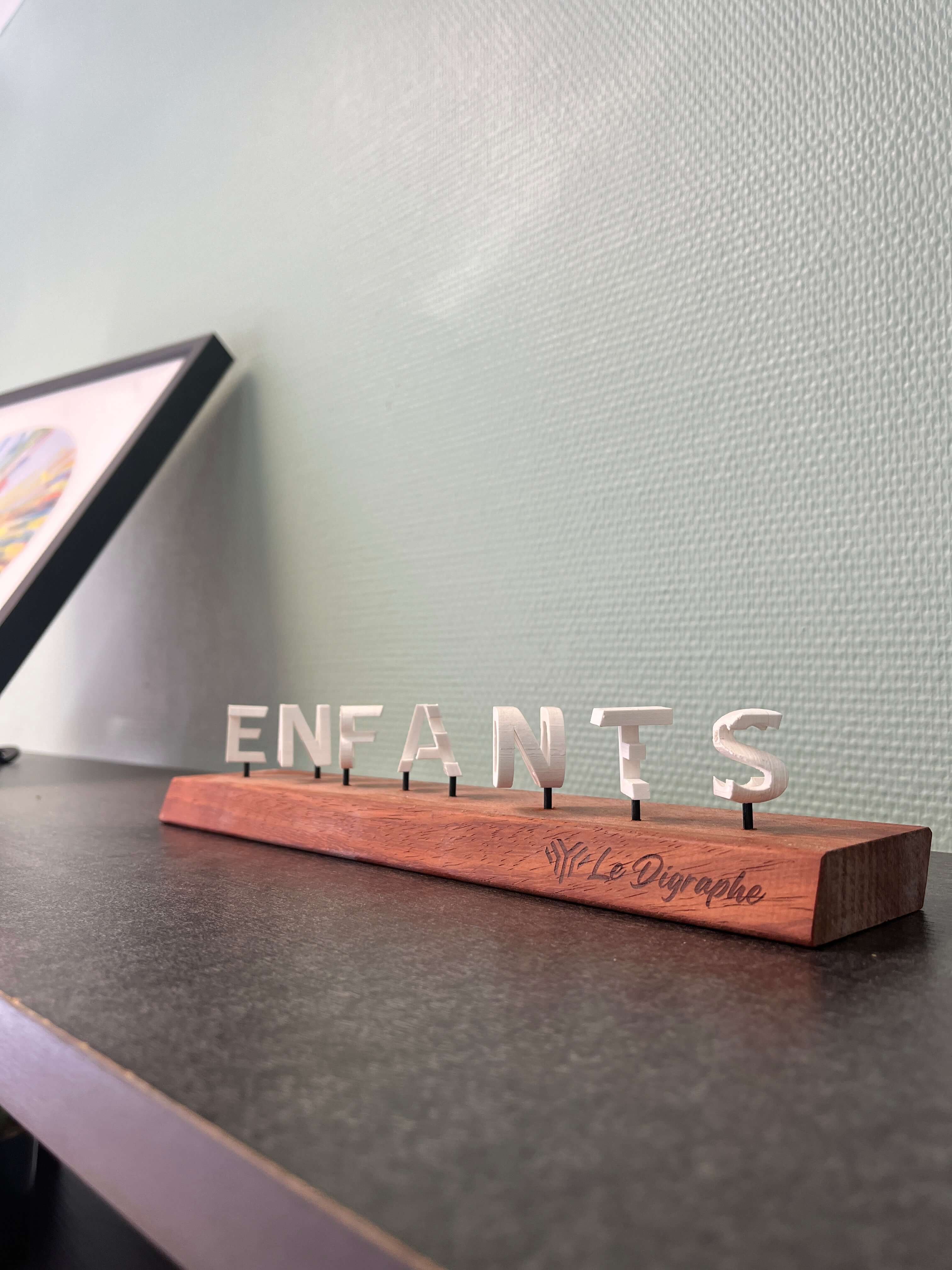 Digraphe Tables des - Enfants