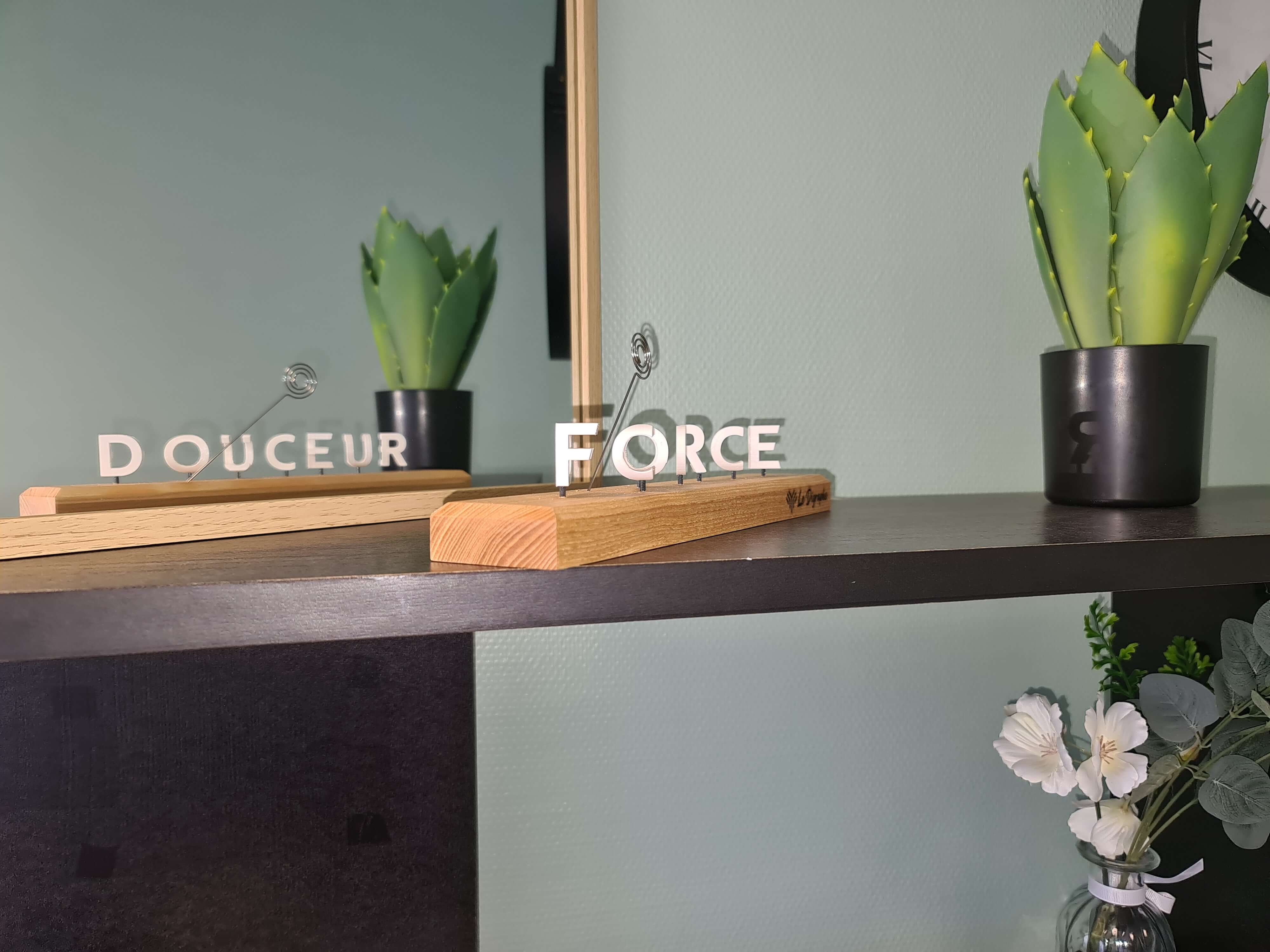 Digraphe force douceur miroir