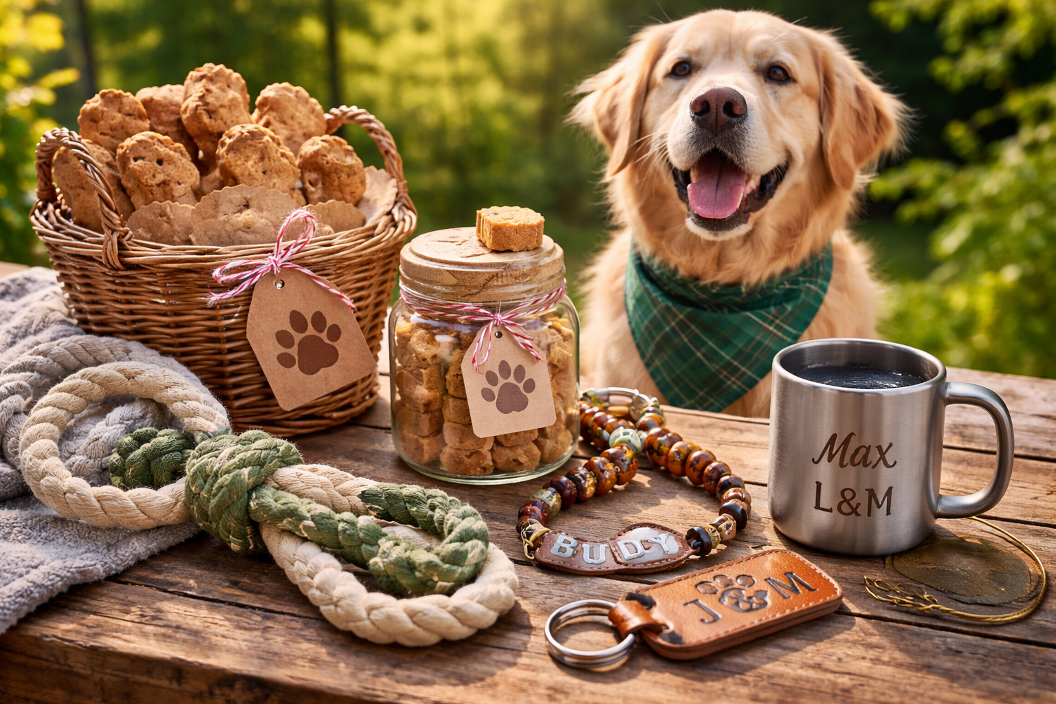 Idées de cadeaux faits main pour un maître et son chien