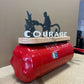 Digraphe Courage & Dévouement pour pompiers