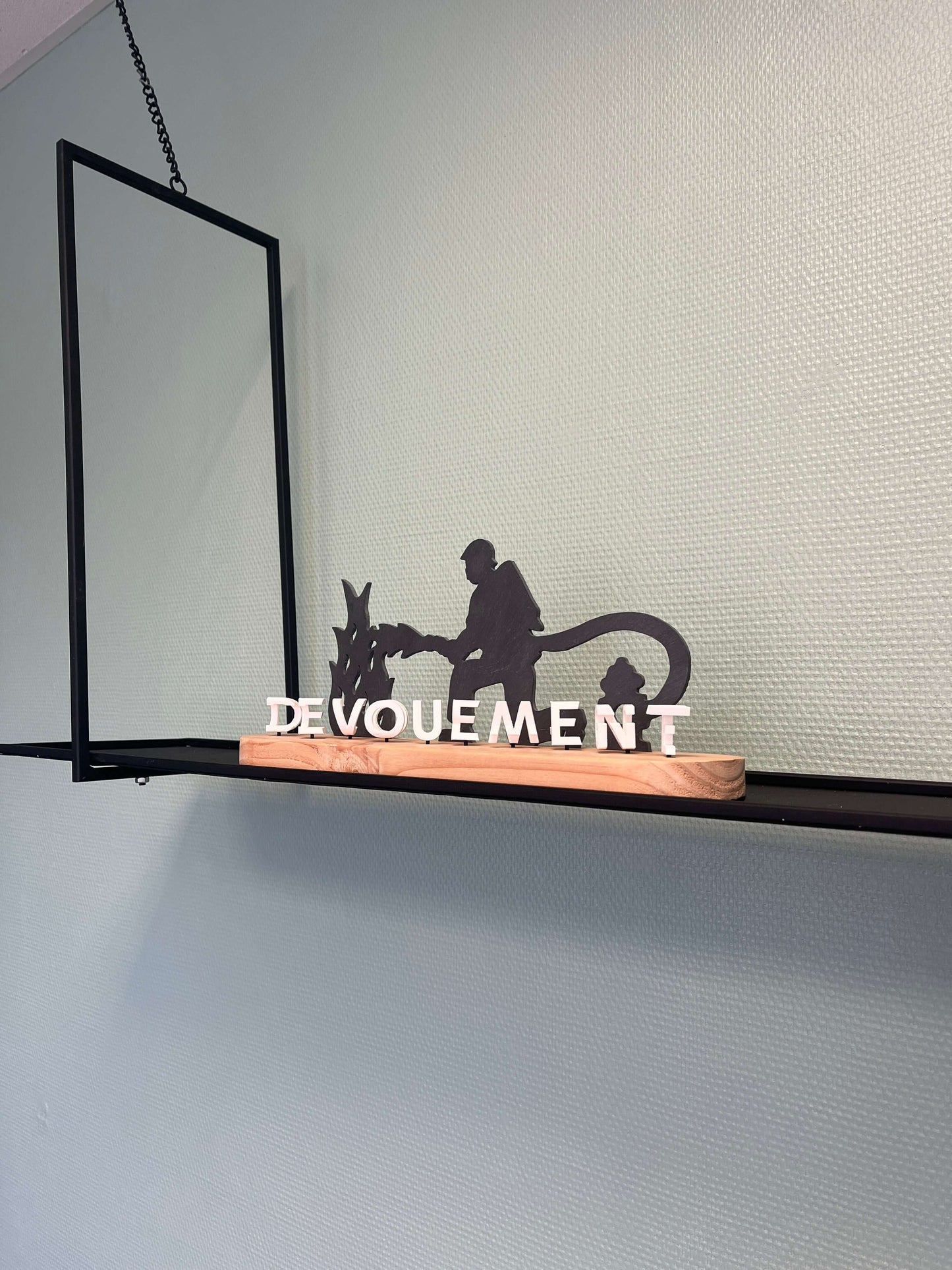Digraphe Courage & Dévouement pour pompiers