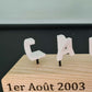Je cherche un cadeau - illusion d'optique pour deux prénoms